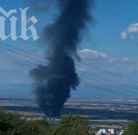Голям пожар край Първенец, гори зеленчукова борса