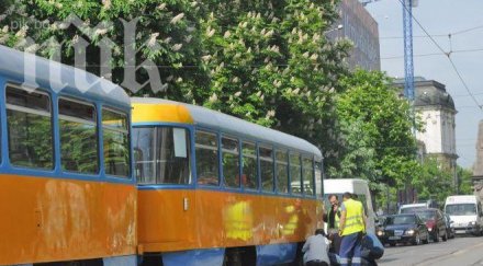 променят временно маршрута трамвай столицата