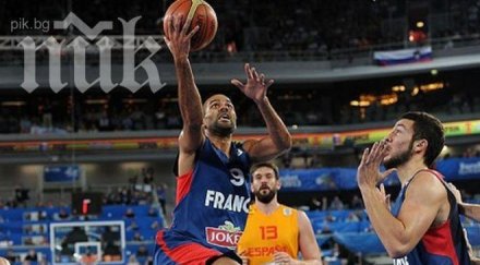 баскетболистите франция детронираха сензационно еврошампиона испания
