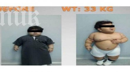 двегодишно дете тежи килограма