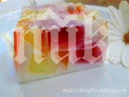 желирани парченца