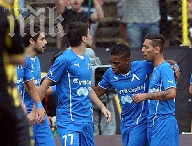 Левски победи с 3:1 Черноморец в Бургас