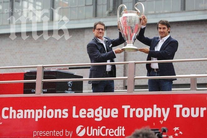 Фабио Капело носи Купата с големите уши в София