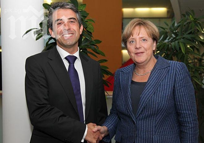 Плевнелиев изпадна във възторг от победата на Меркел в Германия