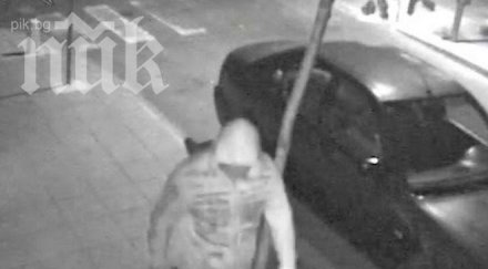 маскиран гангстер разби две камери насред бургас вероятно готви тежко престъпление