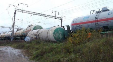 евакуация вагони цистерни газ пропан дерайлираха