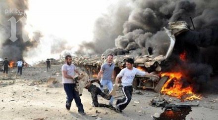 въздушен удар сирийски град уби души