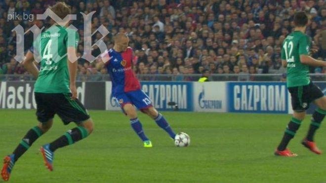 Шалке 04 удари Базел, Иван Иванов с цял мач