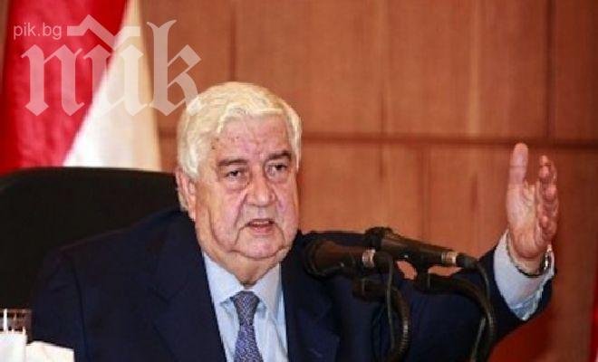 Уалид Муалем: Ситуацията в Сирия е като атентатите от 11 септември в САЩ