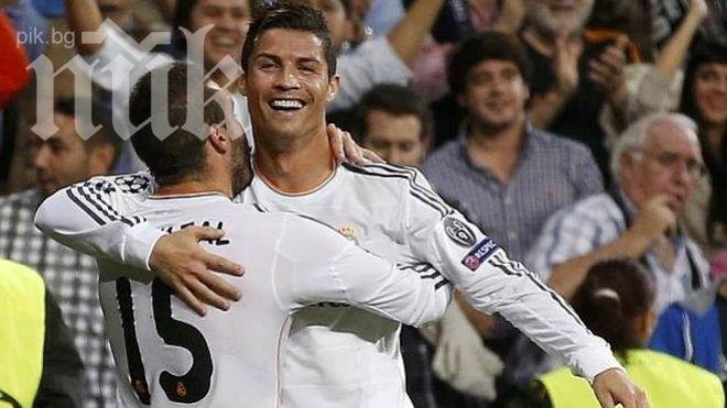 Мощен Реал (Мадрид) не остави никакви шансове на Копенхаген