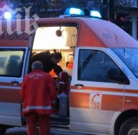 Тежка катастрофа заради кон наниза 3 коли и бус на пътя Перник-София