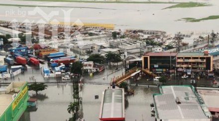 половин милион евакуирани заради тайфун китай видео