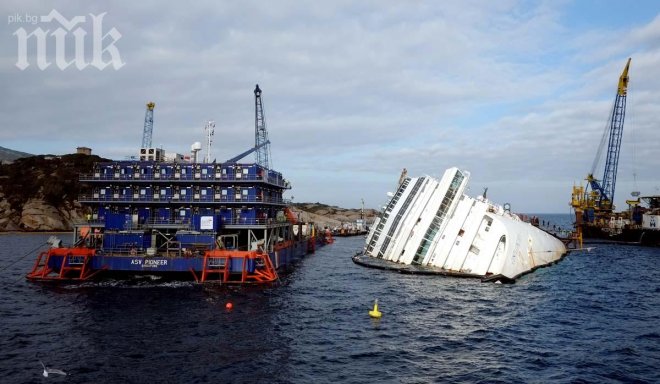 В Коста Конкордия откриха труп, разлагал се година и половина