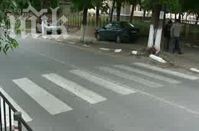 Шофьор помете дете на пешеходна пътека в Бургас