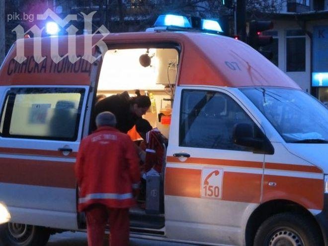Таксиджия пострада при катастрофа в центъра на София