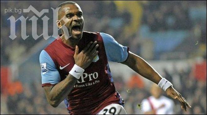 Дарън Бент хвали партньора си в атака Димитър Бератов