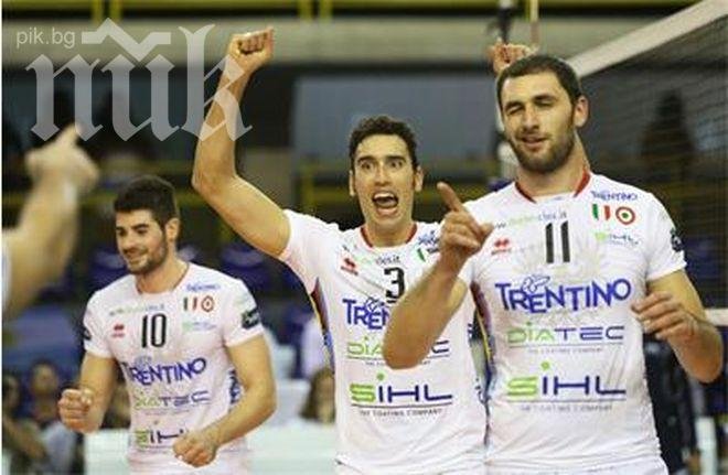 Цецо Соколов отново блестящ при драматична загуба на Тренто