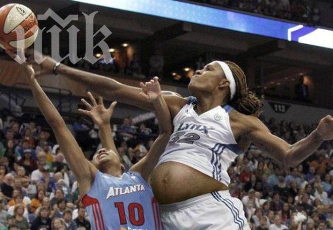 Сензация! Бременна в осмия месец донесе титлата на Минесота в женската НБА