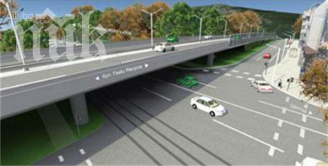 Kръстовището на 2 нива на Яворов готово догодина, строежът му започва утре (снимка)