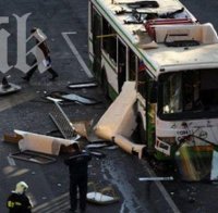 Вижте как взривиха автобуса във Волоград (видео)