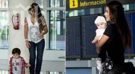 играчи барселона жените децата милано