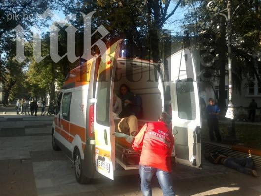 Надпиване в центъра на Благоевград завърши в болница