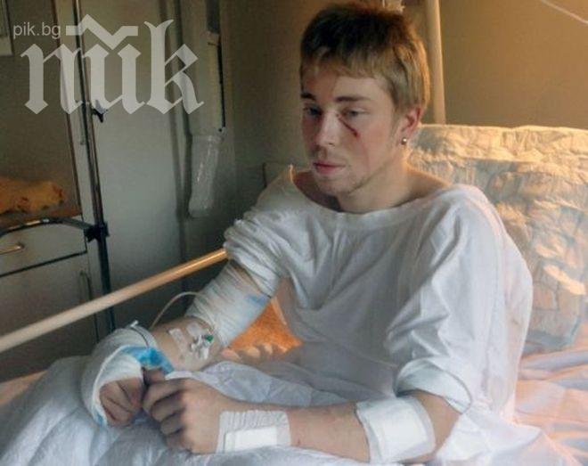 Хокеист се сбори с мечка, отърва се само с уплаха