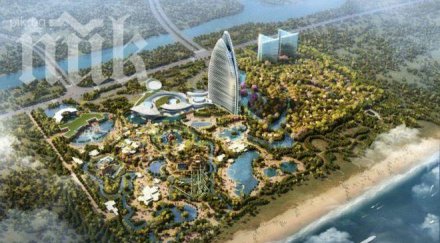 курорт милиарда долара строи китайския остров хайнан