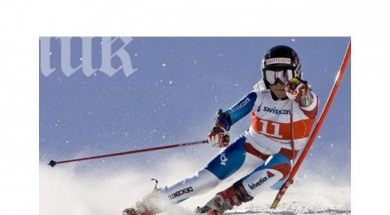 лара гут спечели първия гигантски слалом жените