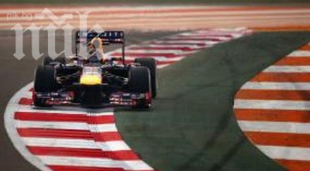 фетел докосва титлата полпозишън индия