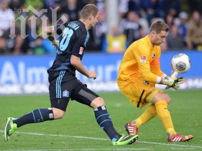 Вратар в Германия стана за смях с три комични гола (видео)