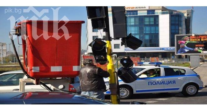 Светофар бе пометен при катастрофа във Варна
