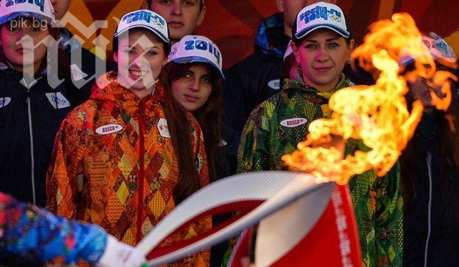 Олимпийският огън стигна до Северния полюс за първи път в историята