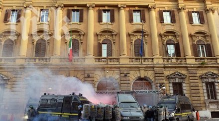 сблъсъци полиция демонстранти рим