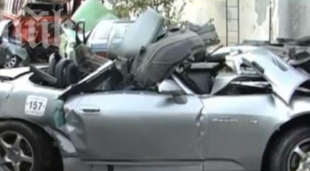 жестока катастрофа варна кола излетя мантинелата