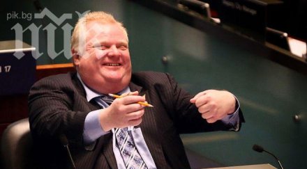 скандал хванаха кмета торонто дрогира