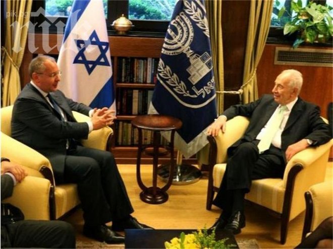 Станишев се срещна с Шимон Перес