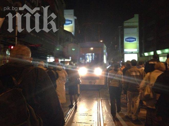 МВР: Протестът в София преминава спокойно, демонстрантите са 500 човека