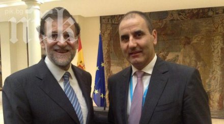 цветанов срещнал испанския премиер предал поздрави бойко