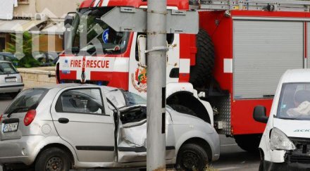 тежка катастрофа спря тока квартал казанлък