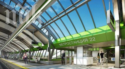 метростанцията летището почти изградена