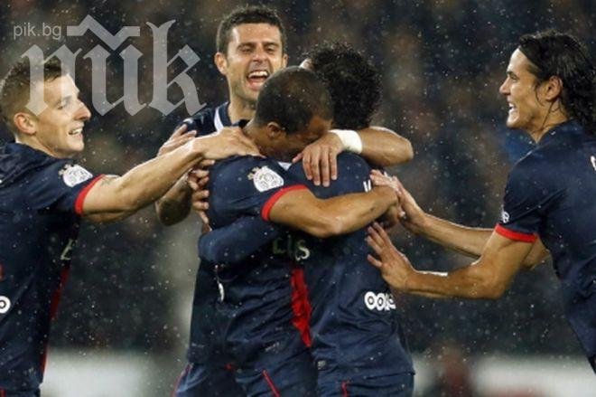 ПСЖ смаза Лориен и е еднолично първи