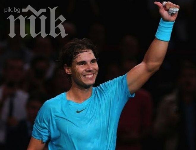 Надал на полуфинал в Париж след 12-та поредна победа срещу Гаске