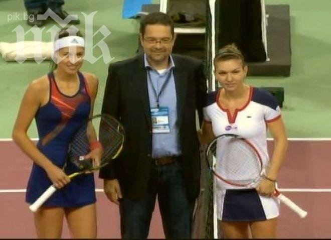 Симона Халеп е на финала в Арена Армеец, победи красивата Ана Иванович
