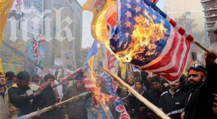 няколко хиляди иранци скандират смърт америка
