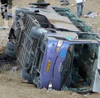 Трагедия на пътя! 40 студенти пострадаха при автобусна катастрофа