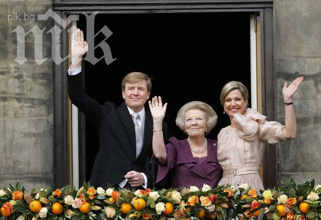 Путин посреща младия крал на Холандия 