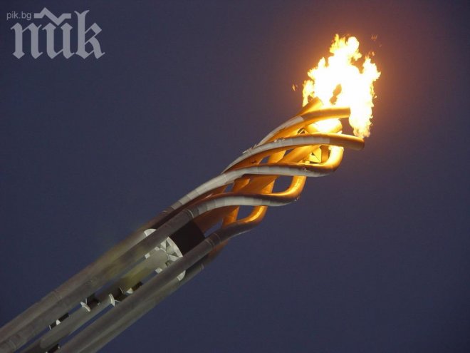 Олимпийският огън бе изстрелян в открития Космос за пръв път в историята