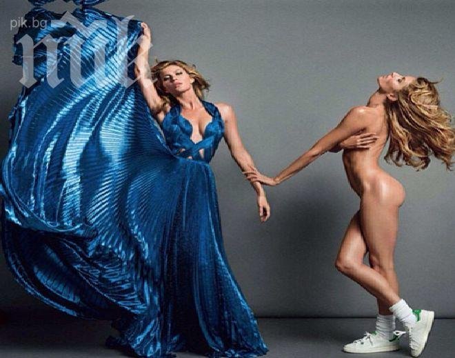 Жизел Бюндхен с уникална фотосесия за Vogue (снимки)