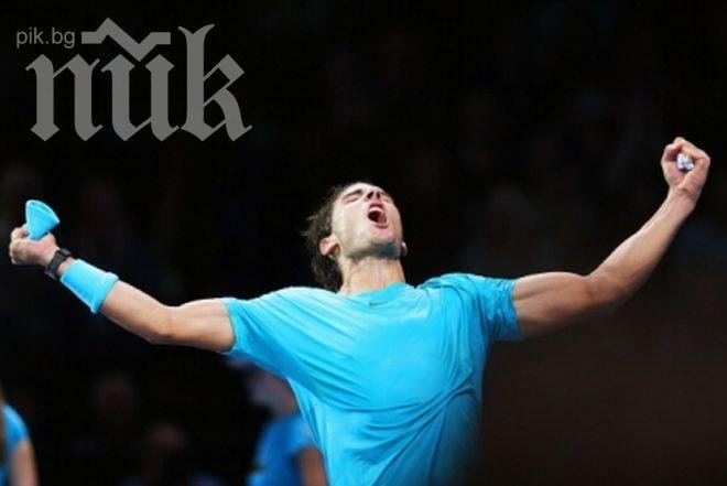 Перфектен Надал в Лондон, Вавринка се добра до полуфиналите